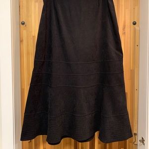 Pennington’s Suede (look) Trumpet Skirt Plus Size